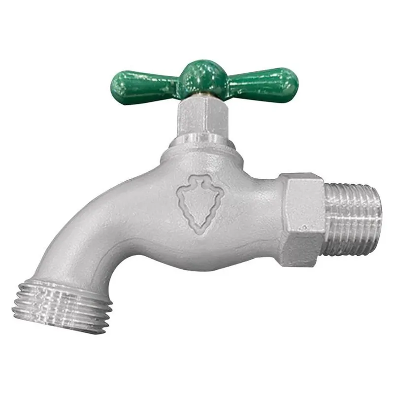 Arrowhead Brass Stainless Steel 3/4 In. MIP × 3/4 In. MHT Hose Bibb – Durable Outdoor Faucet