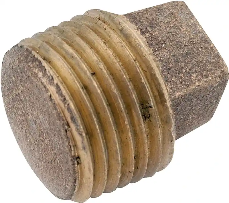 Pipe Plug Fitting, Lead Free Brass, 1/8 In.
