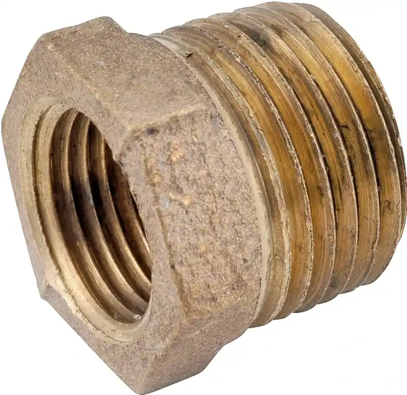 1-1/4 In. Mpt X 1 In. Fpt Red Brass Hex Reducing Bushing