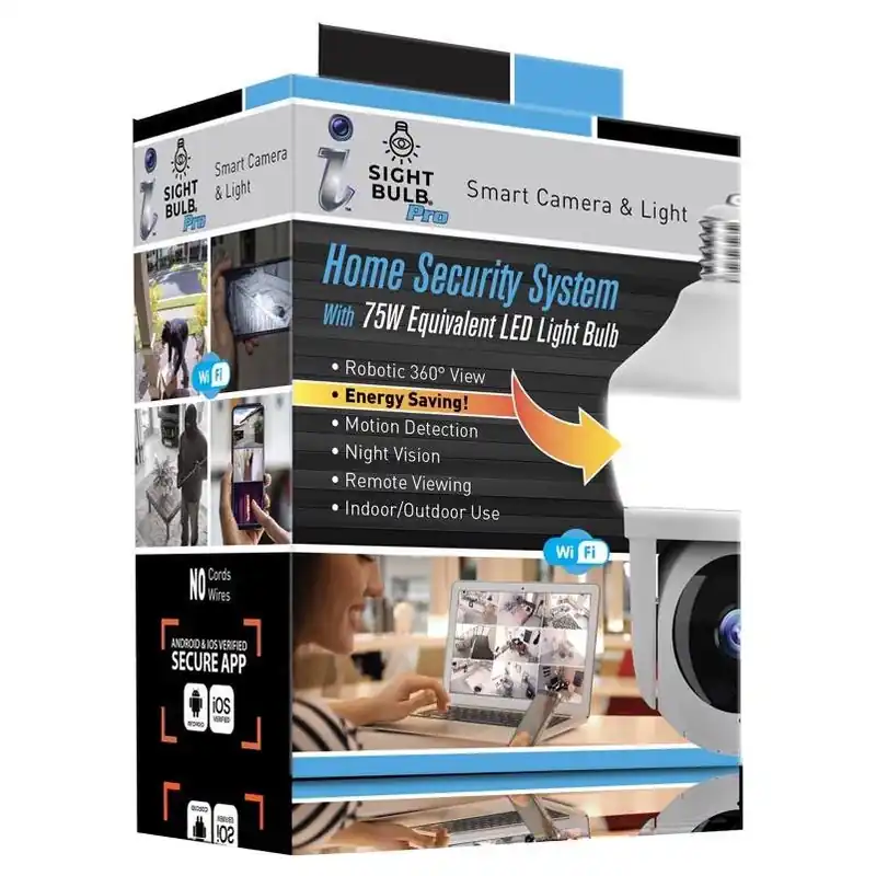 ISight Plug‑In Smart Security Camera – Indoor & Outdoor Bulb‑Style Surveillance