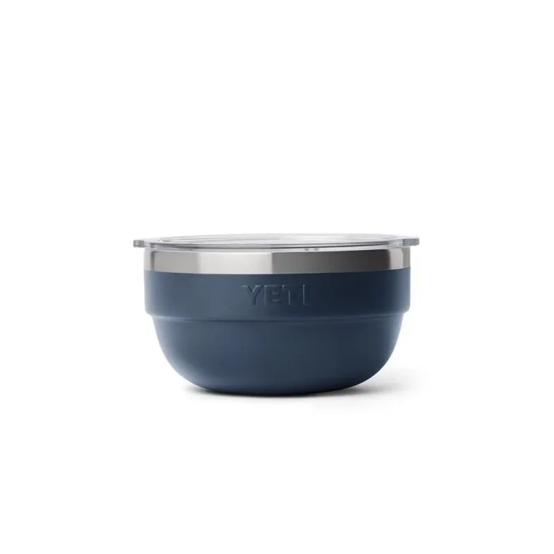 YETI Rambler 1‑Quart Navy Stainless Steel Bowl With Secure Lid