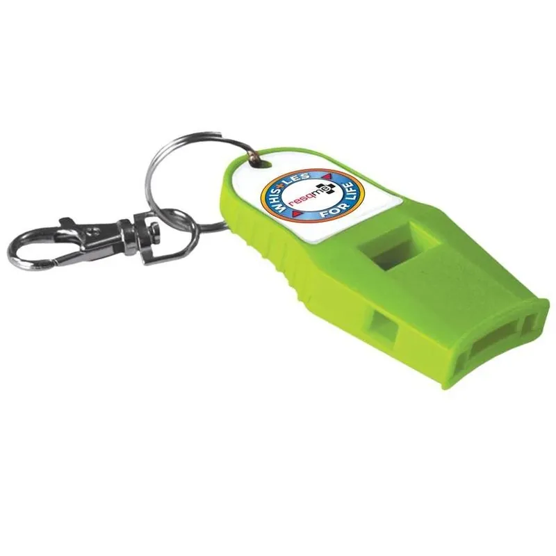 ResqMe Green Emergency Whistle – Compact 1×5 Inch Safety Signal