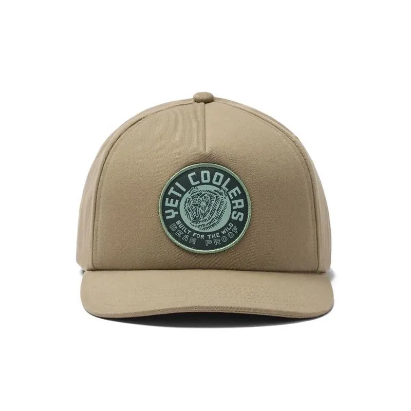 YETI Taupe Bear Snapback Cap – Adjustable Unisex Hat