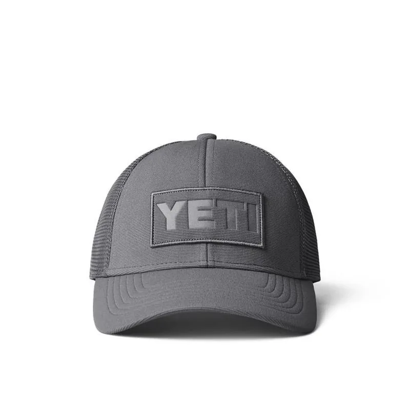 Gray YETI Core Adjustable Trucker Hat – One Size