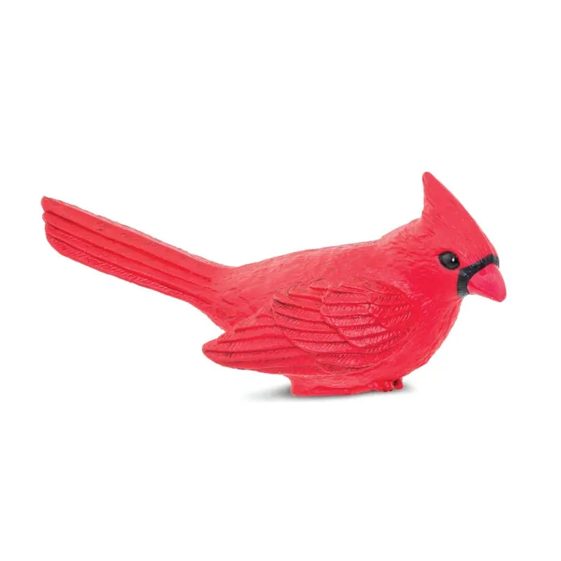 Safari Ltd. Incredible Creatures Red Cardinal Figurine – Realistic Plastic Toy For Kids