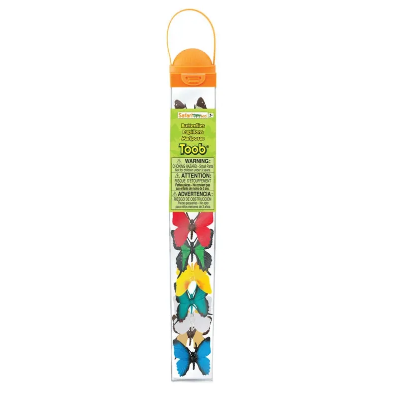 Safari Ltd. Toobs Butterflies Toy 8 Pc
