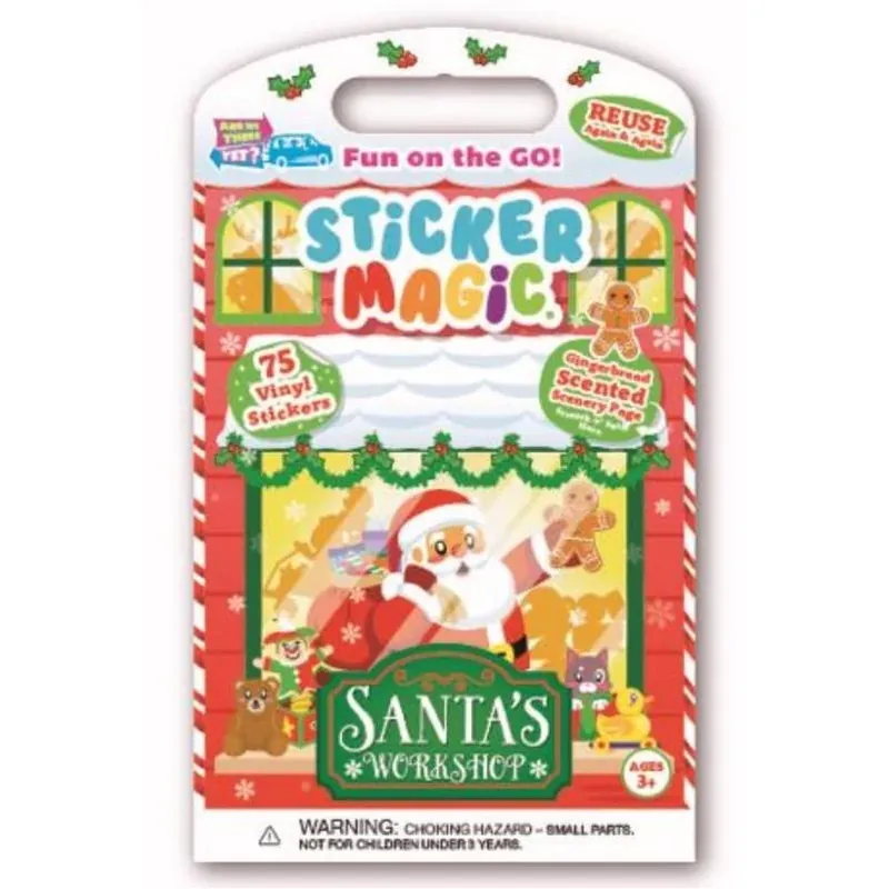 Scentco Holiday Winter Wonderland Vinyl Sticker Set – 75 Multicolor Decals