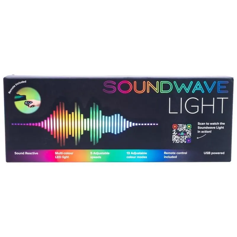 Fizz Soundwave Light – Multicolor LED Party Lamp (Single Pack)