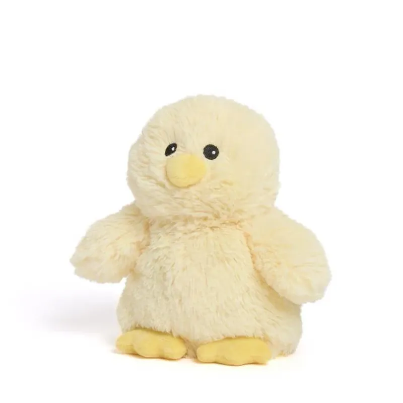 Warmies Chick Junior Plush Stuffed Animal – Cream & Yellow
