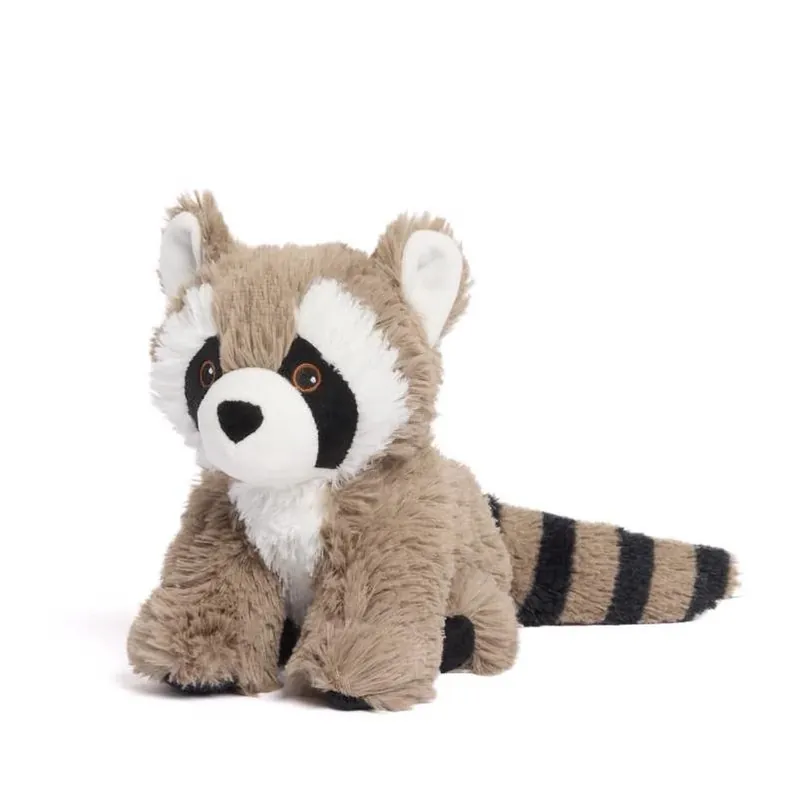 Multicolor Junior Raccoon Plush Toy – Warmies Cuddly Stuffed Animal