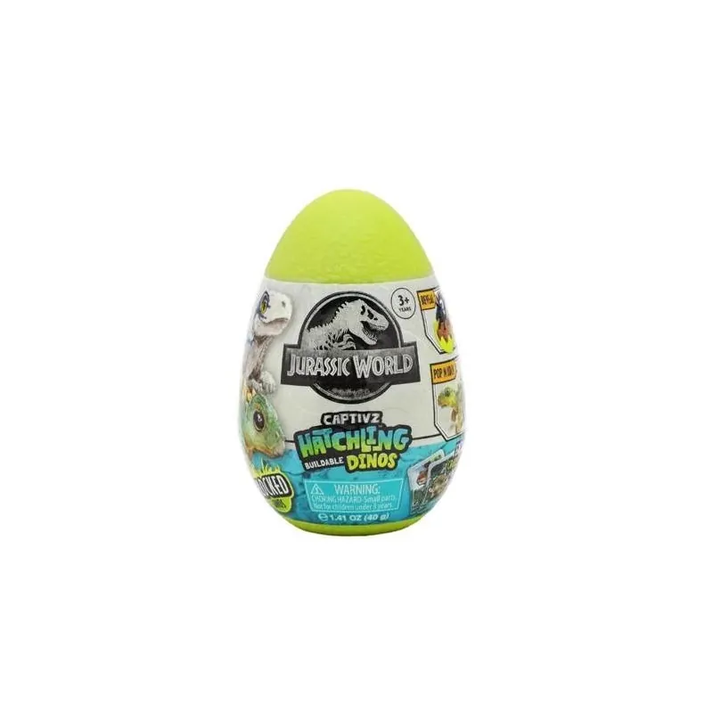 Multicolor Flocked Dinosaur Hatchery – Jurassic World Captives Egg Hatching Toy