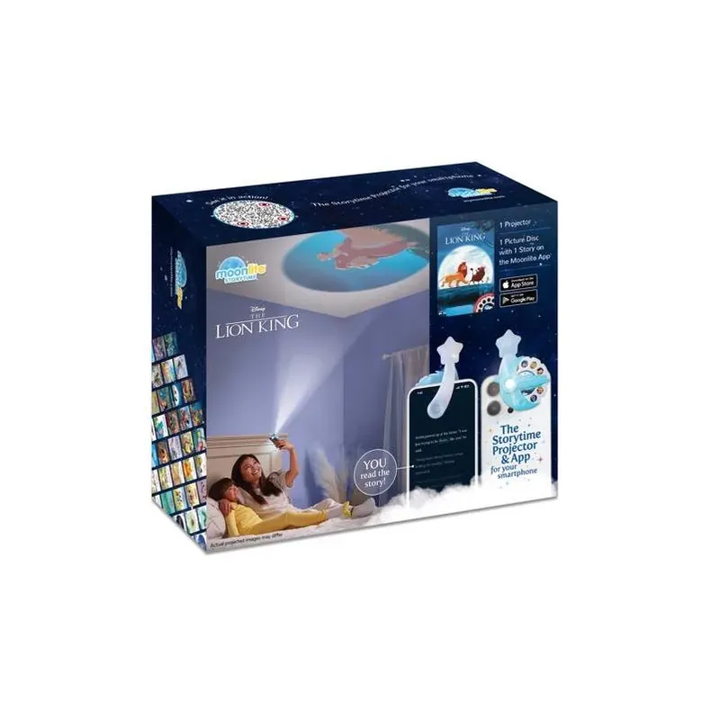 Moonlite Storytime Disney Lion King Multicolor Storybook Projector – Kids Night Light