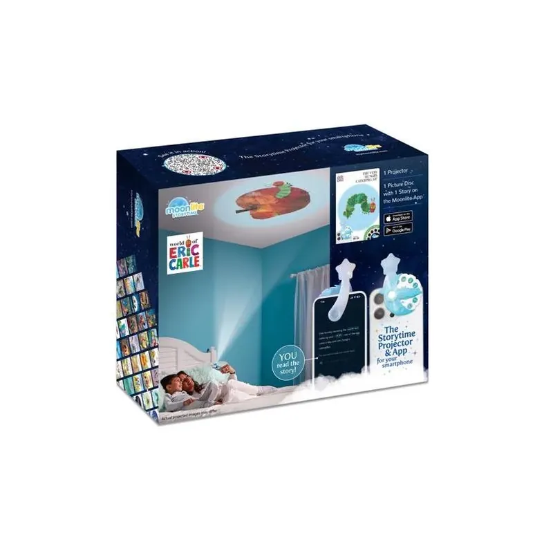 Moonlite Storytime Very Hungry Caterpillar Multicolored Storybook Projector