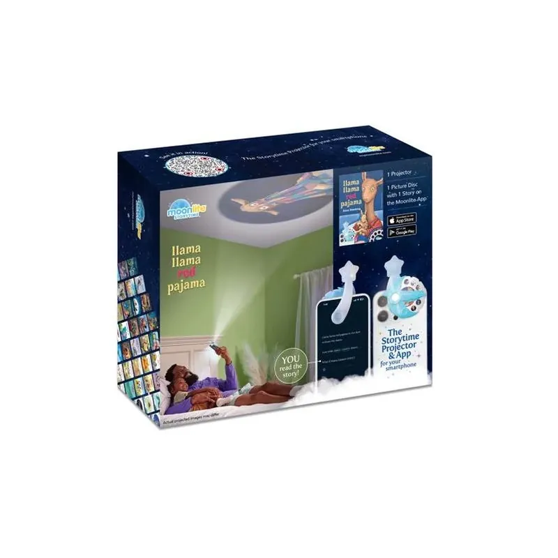 Moonlite Storytime Llama Llama Red Pajama Projector – Blue
