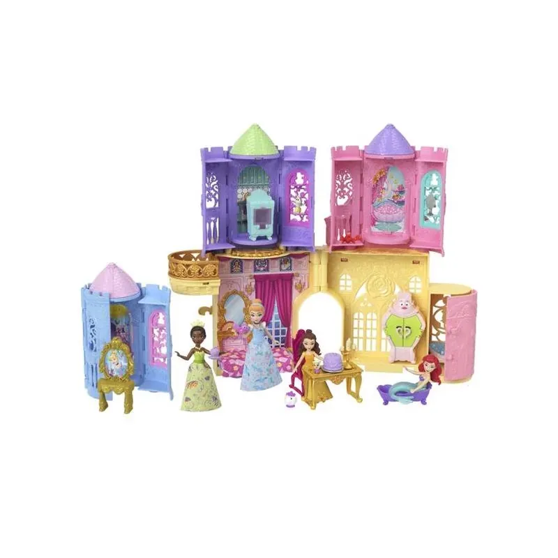 Disney Princess Stackers Playset – Assorted Princess Figures For Imaginative Building