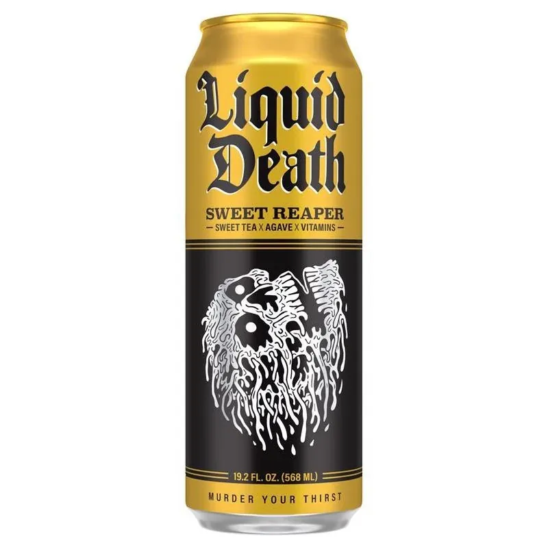 Liquid Death Sweet Reaper Iced Tea – 19.2 oz Canned Refreshment