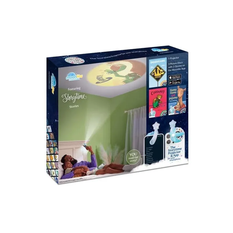 Moonlite Storytime Blue 3‑Story Projector – Magical Night‑time Tales For Toddlers