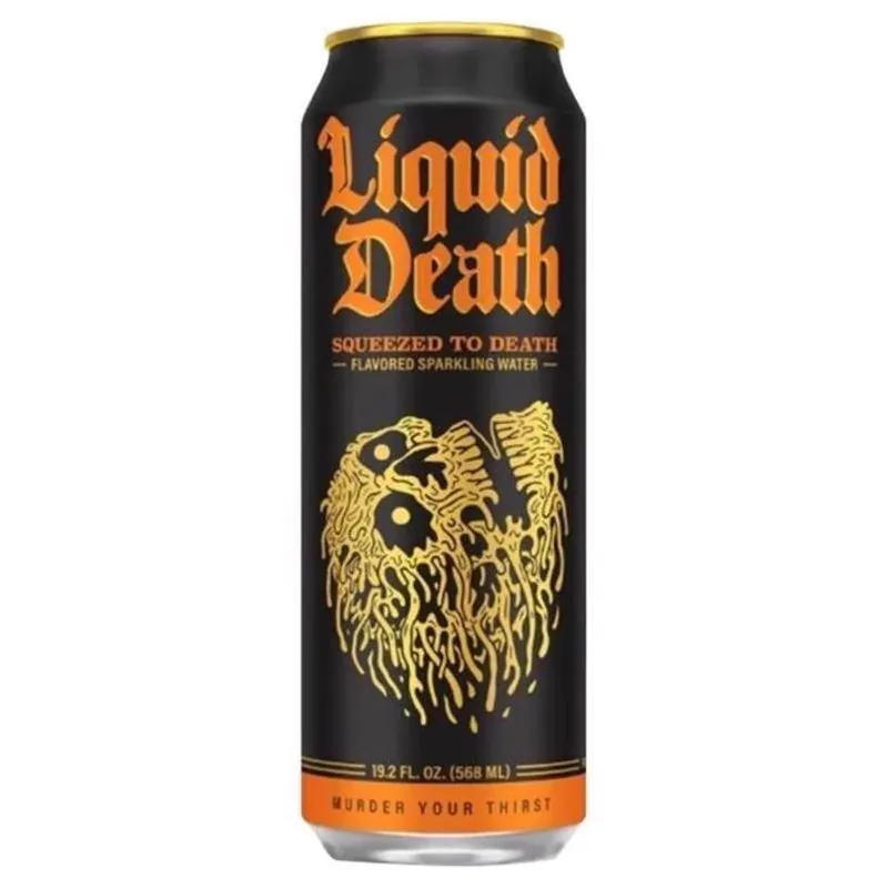 Liquid Death Squeezed To Death 19.2 oz Sparkling Mineral Water – Single Can