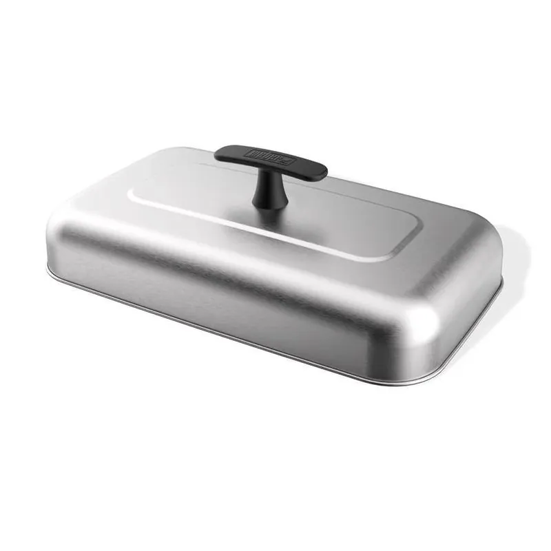 Weber Stainless Steel Griddle Dome – Heat‑Resistant Cover, 1‑Piece