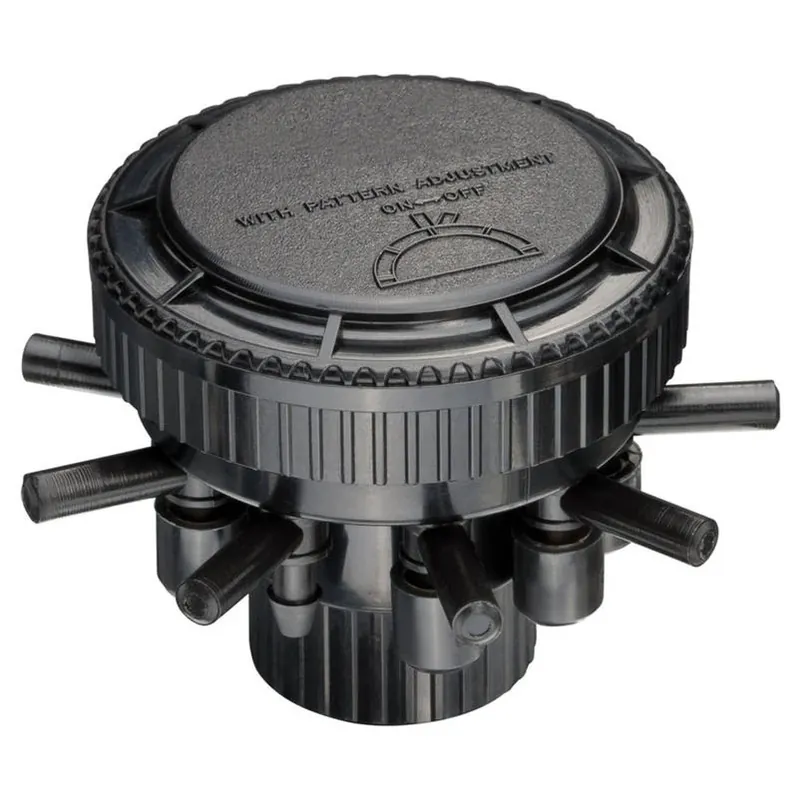 Rain Bird 9‑Port Plastic Drip Irrigation Manifold – ½‑in FPT, 20 GPM Flow