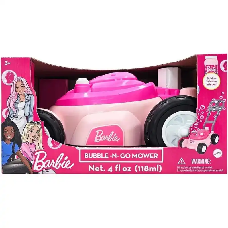 Barbie Pink Bubble‑N‑Go Ride‑On Mower – Fun Outdoor Play For Kids 3+
