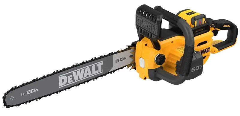 60-Volt MAX Flexvolt Cordless Chainsaw Kit, Brushless Motor, 20 In., Battery & Charger