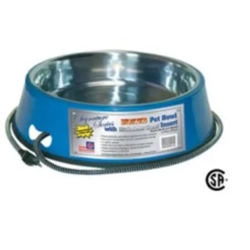Sb-60 5.5 Quart Heated Pet Bowl With Stainless Steel Insert