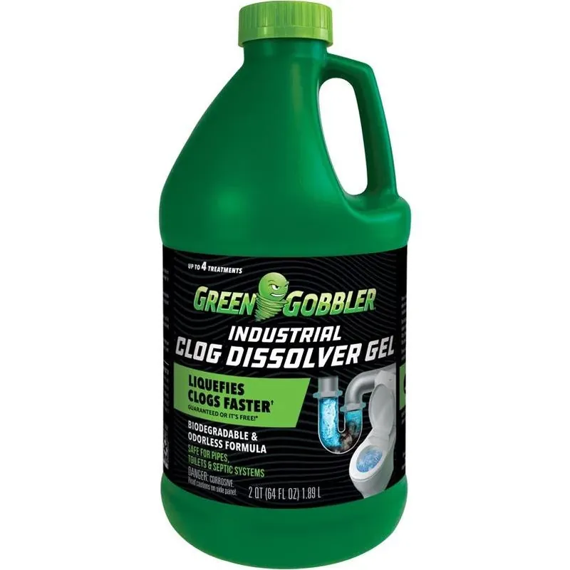 Green Gobbler 64‑oz Hair Clog Gel Remover – Fast‑Acting Drain Solution
