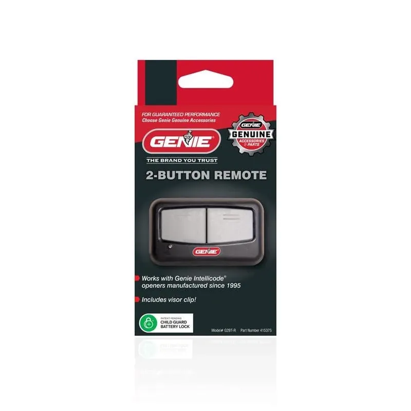 Genie Two‑Button Universal Garage Door Remote – Compatible With All Genie Openers (1996+)