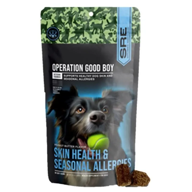Operation Good Boy SRE Dog Allergy Relief – 60 Omega‑3 Soft Chews