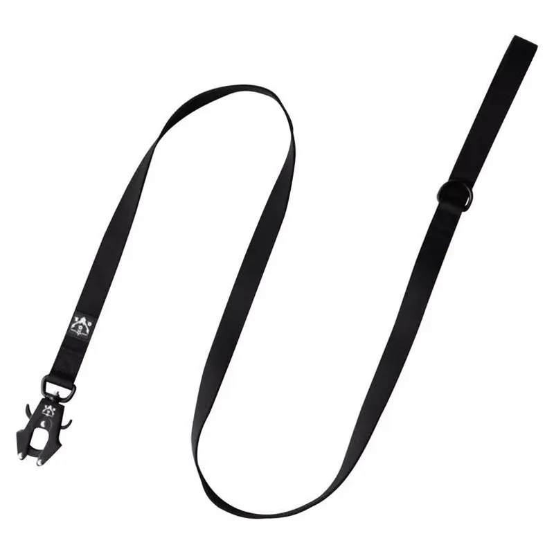 Operation Good Boy Tactical 60‑Inch Black Nylon Dog Leash – Durable Weather‑Resistant Lead
