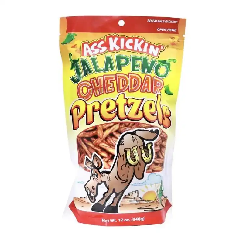 Spicy Jalapeño Cheddar Pretzel Snack – 12 Oz Bag