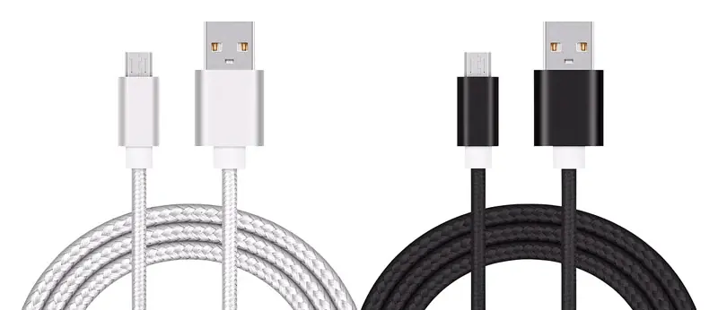FabCordz 6 Ft. L USB Charging And Sync Cable 2 Pk