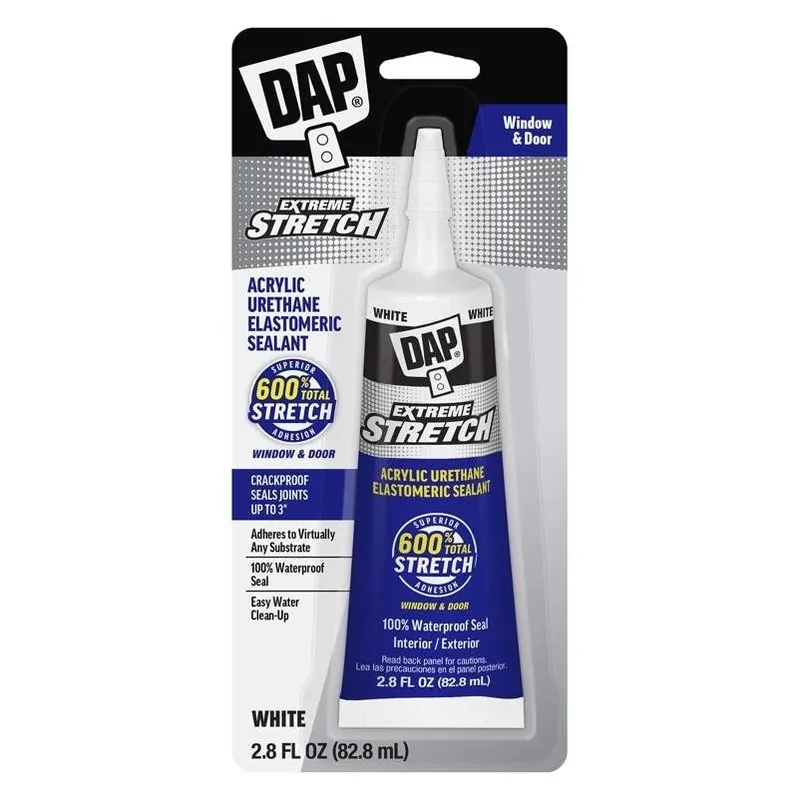 Extreme Stretch 600% Elastomeric Window & Door Sealant – Paintable, Fast‑Curing, White