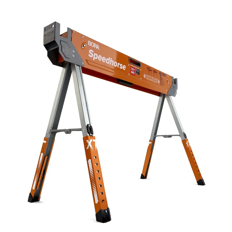 Bora Speedhorse 45.13 In. H X 5.95 In. W X 3.3 In. D Adjustable Sawhorse 1500 Lb. Cap. 1 Pc