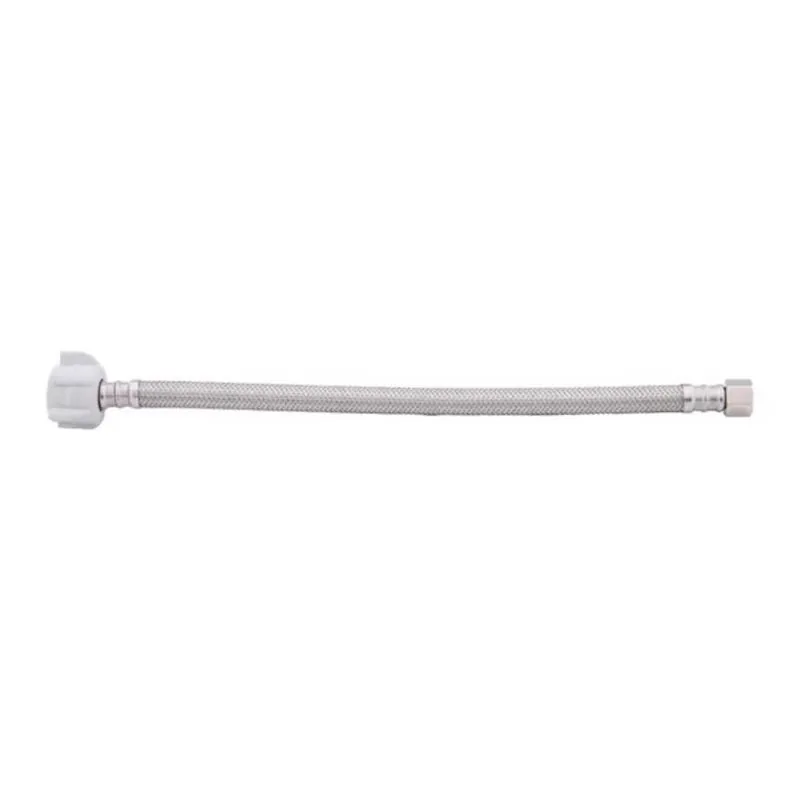 BrassCraft Plumbshop 3/8" X 20‑ft Braided Stainless Steel Hose – Durable Hot‑Water Rated