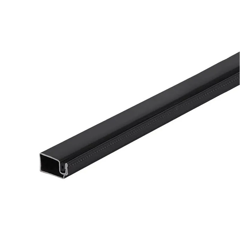 M‑D Matte Black Aluminum Screen Frame – 0.75‑in Wide X 94‑in Tall, Single Pack