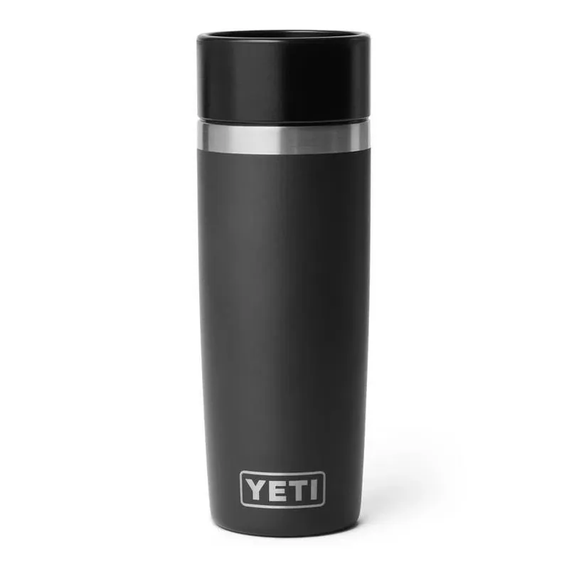 YETI Rambler 16‑oz Stainless Steel Insulated Bottle With HotShot Cap – Black, BPA‑Free