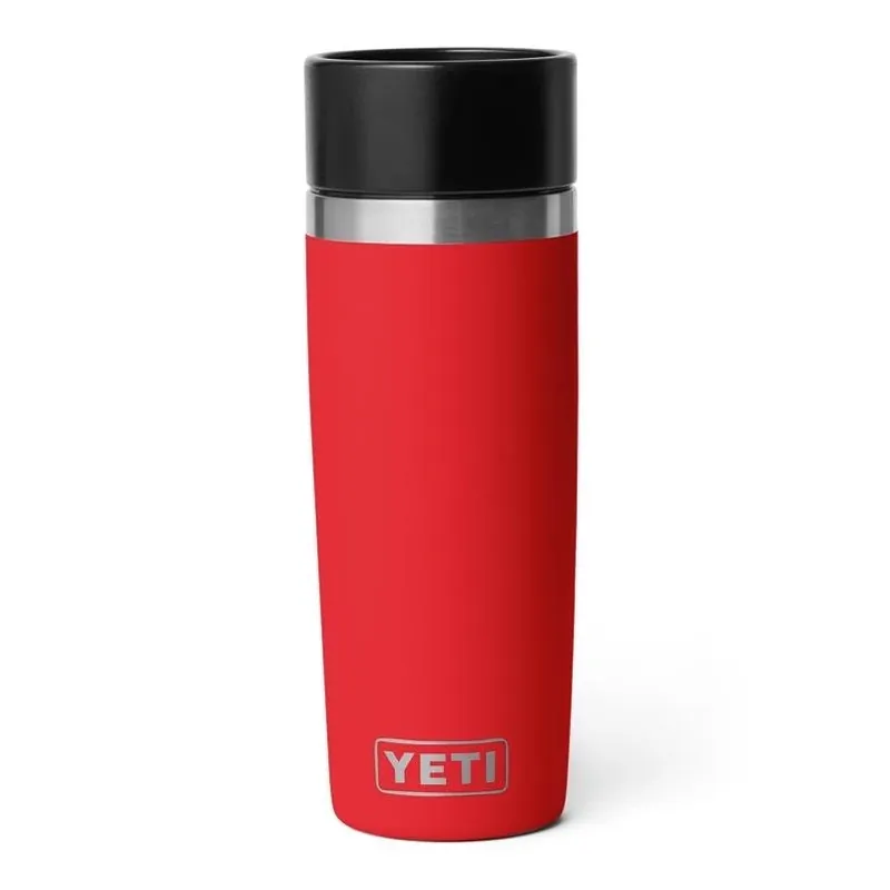 YETI Rambler 16 oz Rescue Red Stainless Steel Bottle With Hotshot Cap – BPA‑Free