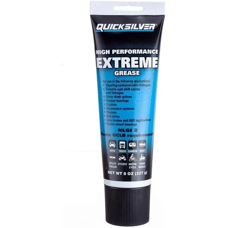 Quicksilver Marine Grease – 8 oz Waterproof, Non‑Conductive Lubricant
