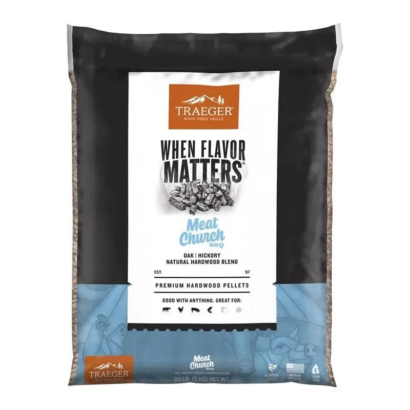 Traeger PEL420 Hickory & Oak Wood Pellets – 20 lb Premium Smoker Fuel