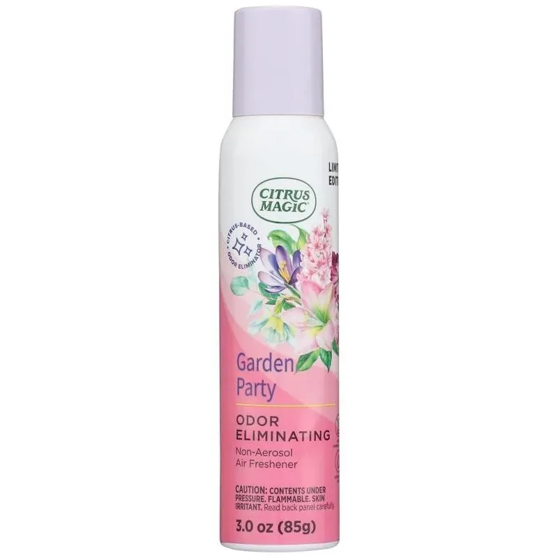 Citrus Magic Garden Party 3‑oz Air Freshener Spray – Fresh Home Fragrance