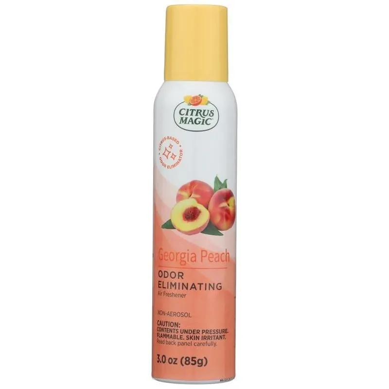 Citrus Magic Georgia Peach Air Freshener Spray – 3 oz Liquid