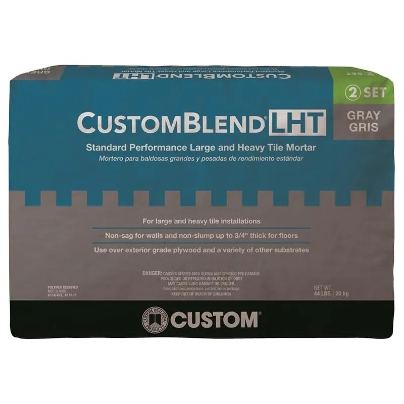Premium Light‑Weight Gray Thin‑Set Mortar – 44 lb (Indoor/Outdoor)