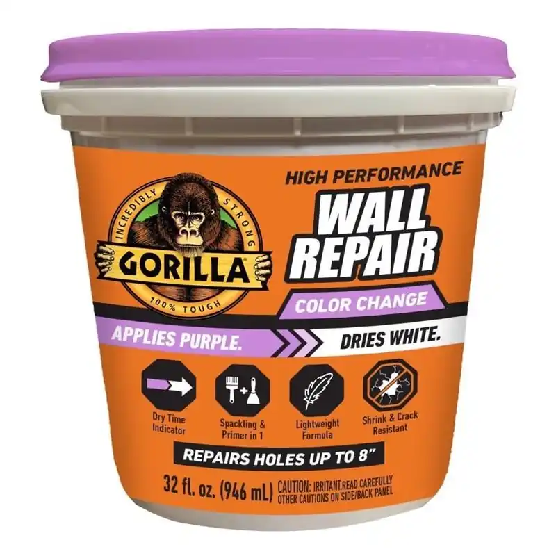 Gorilla Premium Wall Patch Compound – Pink, 32‑oz Bucket