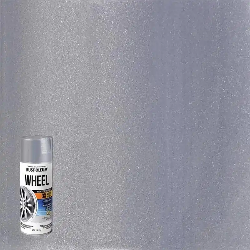 Rust-Oleum 11 oz Metallic Steel Spray Paint – UV & Water Resistant