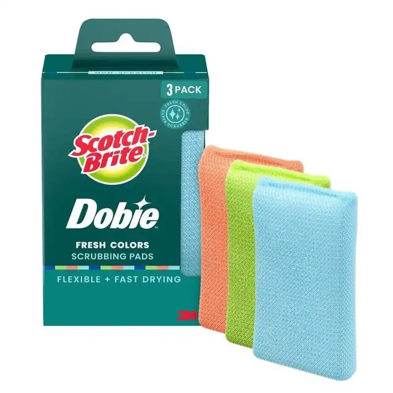 Scotch‑Brite Medium‑Duty Scrubbing Pads – 3‑Pack All‑Purpose Cleaners