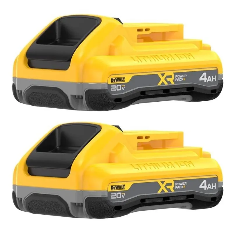 DeWalt 20V MAX XR 4 Ah Tabless Lithium‑Ion Battery Pack – 2‑Pack