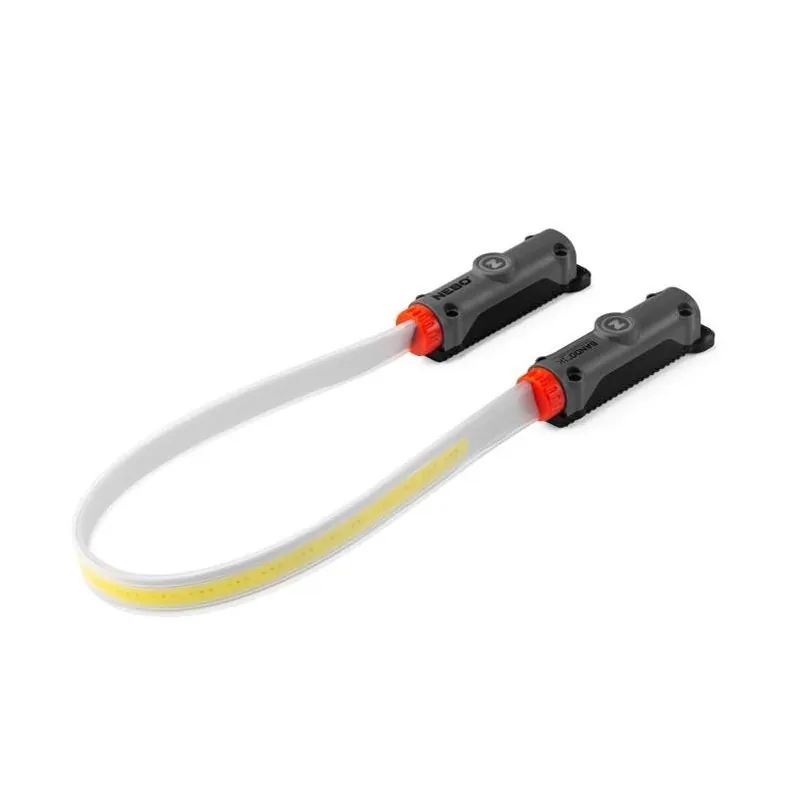 NEBO Bando 1K 1000‑Lumen Rechargeable Magnetic COB LED Work Light – Linkable String Light