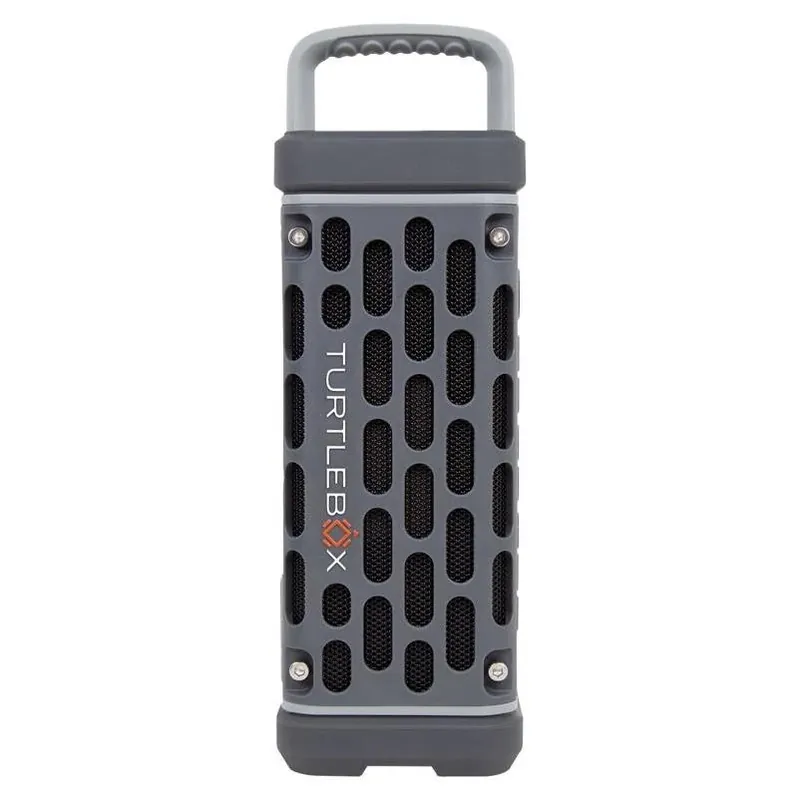Turtlebox Ranger Bluetooth Portable Speaker – Weather‑Resistant Gray Powerhouse